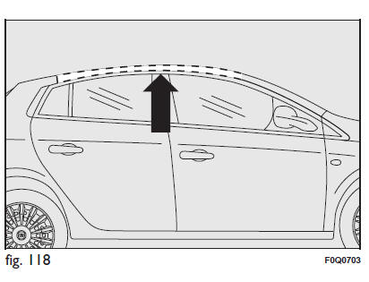 Fiat Bravo. Airbags laterales (Side bag - Airbag de cortina)