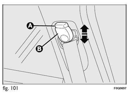 Fiat Bravo. Cinturones de seguridad