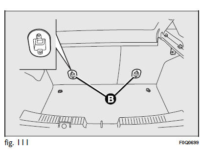 Fiat Bravo. Preinstalación para el montaje de una sillita "ISOFIX" para niños