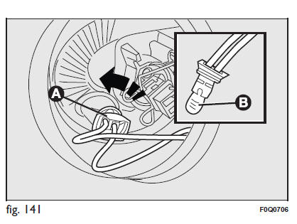 Fiat Bravo. Sustitución de la lámpara exterior