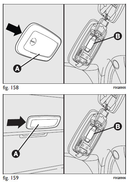 Fiat Bravo. Sustitución de la lámpara interior