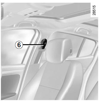 Renault Fluence. Cinturones de seguridad