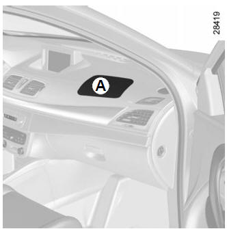 Renault Fluence. Dispositivos complementarios al cinturón delantero