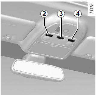 Renault Fluence. Elevalunas manuales, Iluminación interior