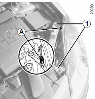 Renault Fluence. Faros delanteros (sustitución de las lámparas)