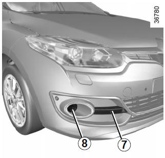 Renault Fluence. Faros delanteros (sustitución de las lámparas)