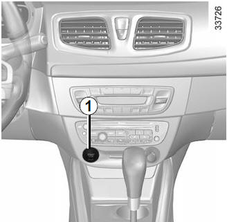 Renault Fluence. Freno de aparcamiento asistido