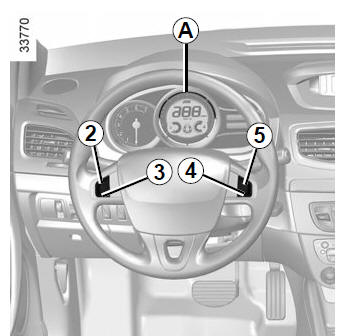 Renault Fluence. Regulador-limitador de velocidad