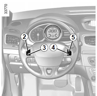 Renault Fluence. Regulador-limitador de velocidad