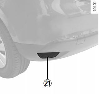 Renault Fluence. Luces traseras y laterales (sustitución de las lámparas)