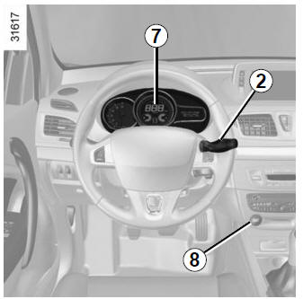 Renault Fluence. Pantallas e indicadores