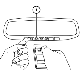 Nissan Leaf. HomeLink Universal Transceiver 