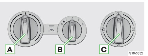 Skoda Scala. Calefacción