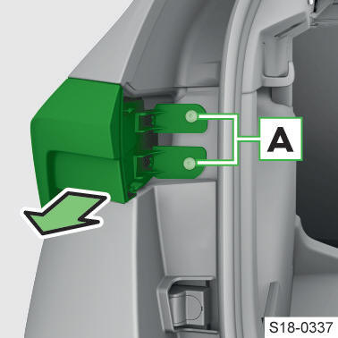 Skoda Scala. Luz intermitente posterior