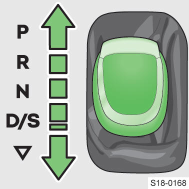 Skoda Scala. Posiciones de la palanca selectora