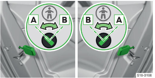 Skoda Scala. Seguro para niños en las puertas traseras