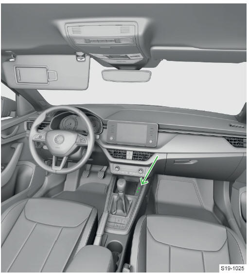 Skoda Scala. Conectores USB