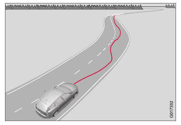 Volvo V40. Driver Alert Control (DAC) 