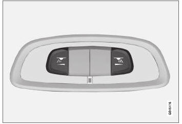 Volvo V40. Iluminación del habitáculo 